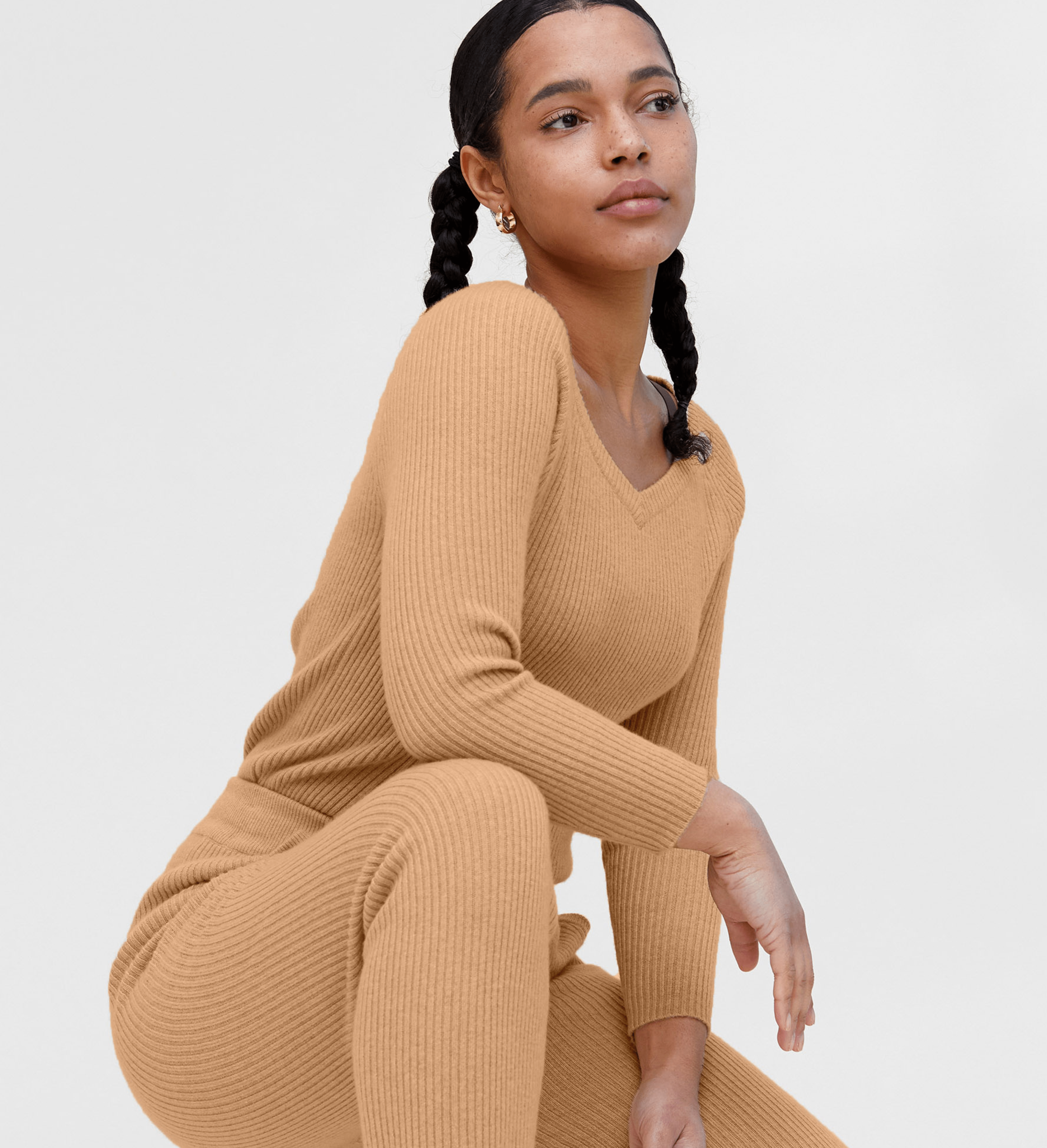 The Ribbed Pants – State Cashmere