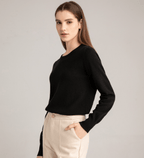 The Women’s Basic Crewneck Cashmere Sweater