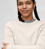 The Women’s Basic Crewneck Cashmere Sweater
