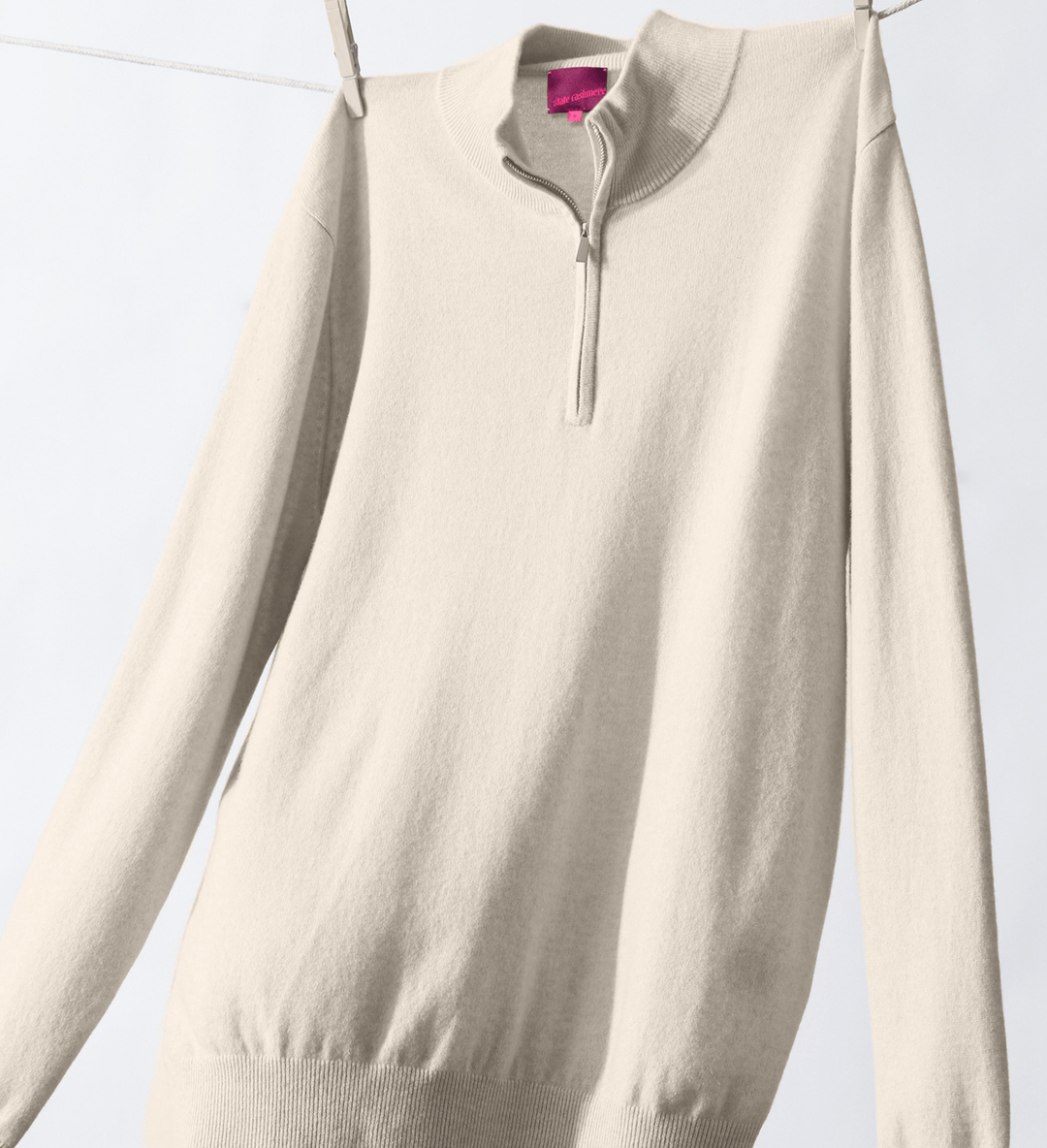 ★sale★Men's MockNeck 4G02 CBOT Nautica Quarter Zip Mock Turtleneck Sweater - Red - Men's