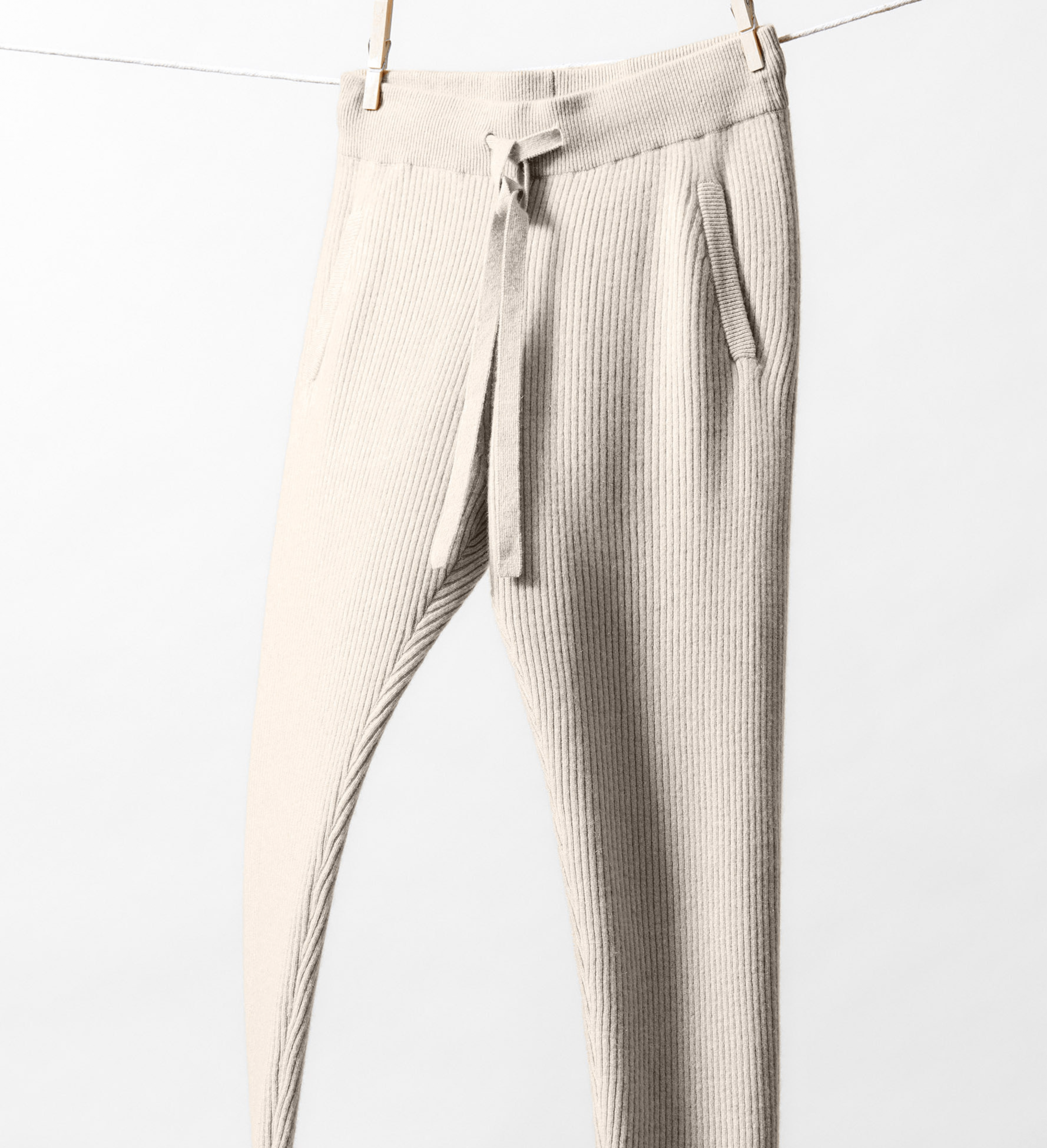 The Ribbed Pants – State Cashmere