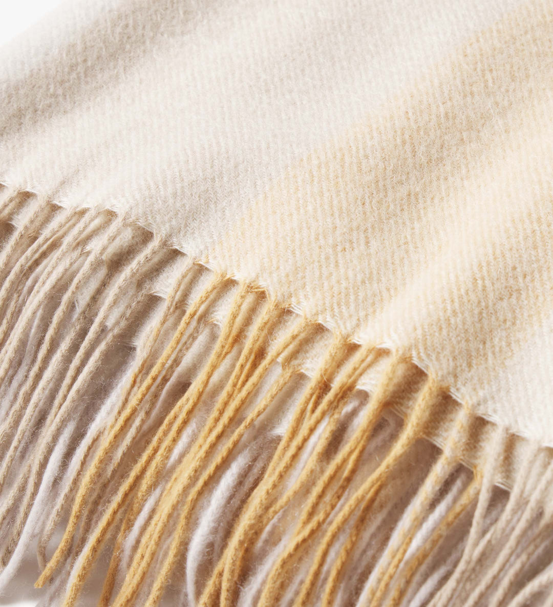 The Multicolored Striped Cashmere Throw Blanket with