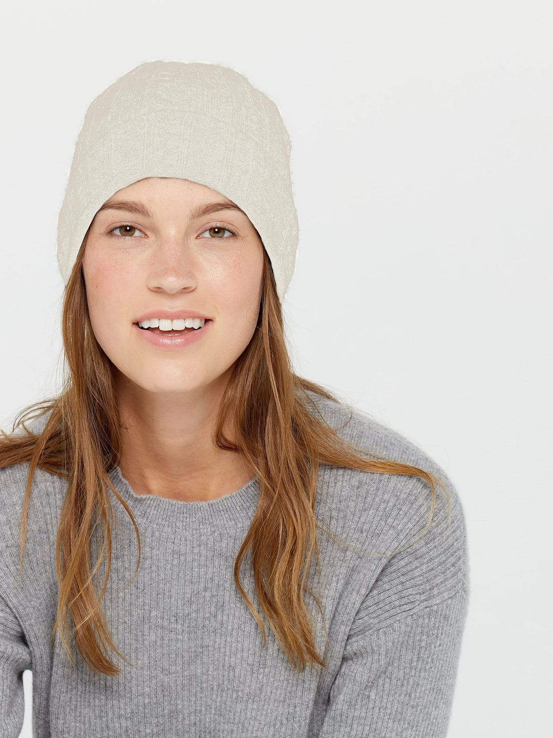 The Cable Knit Cashmere Beanie – State Cashmere The Cable Knit Cashmere Beanie – State Cashmere