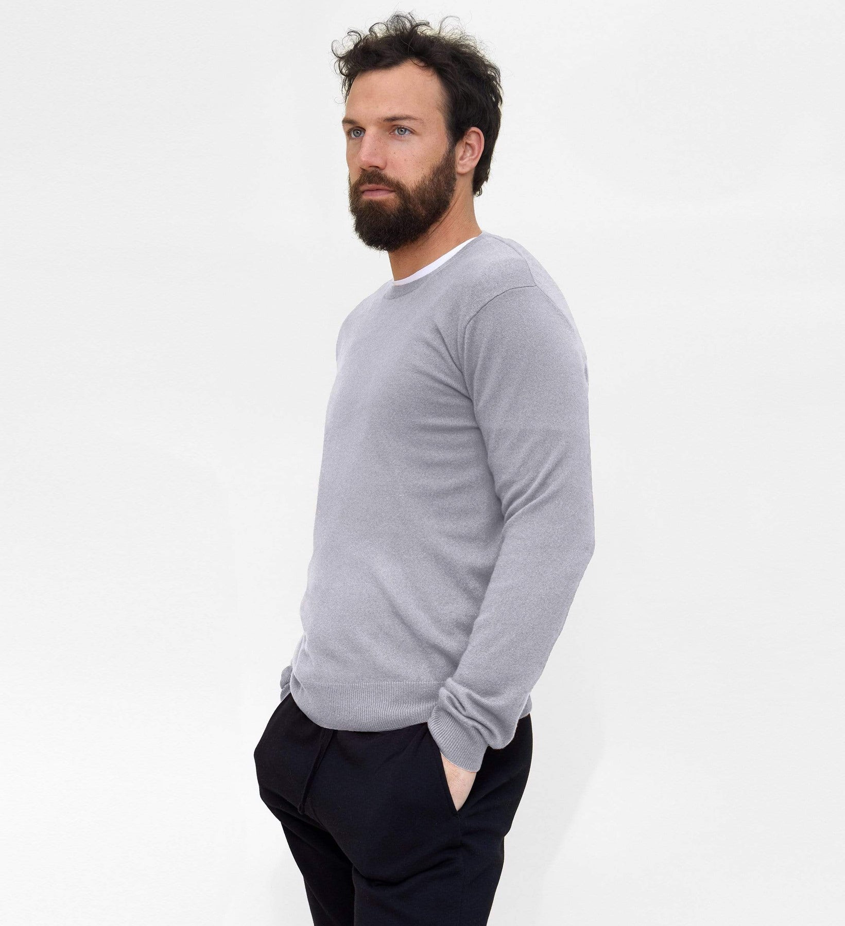 The Crewneck Basic Sweater – State Cashmere