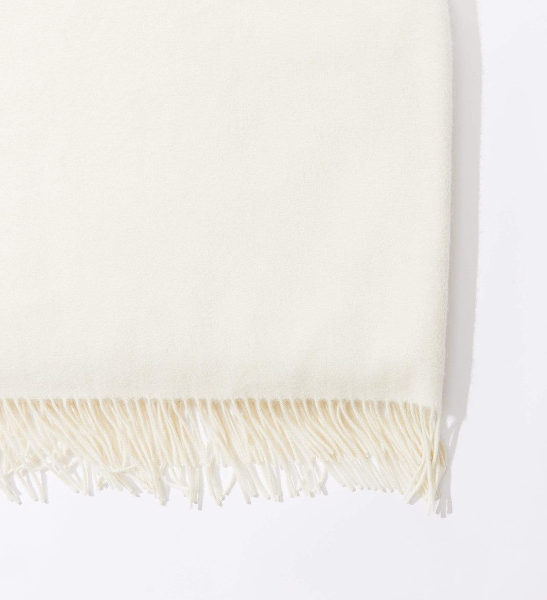 The Solid Cashmere Fringe Throw Blanket State Cashmere