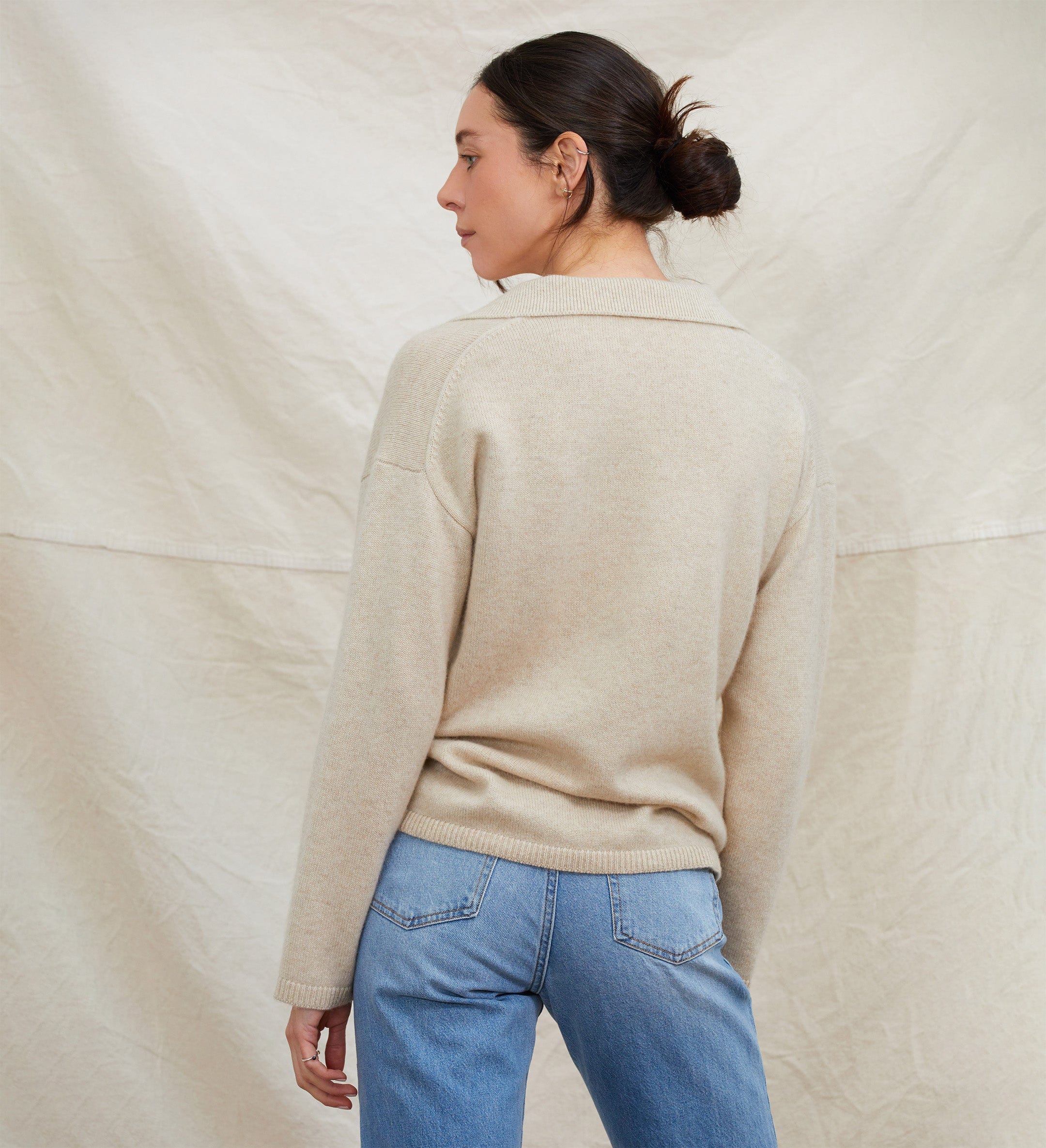 The Polo Collar Sweater – State Cashmere